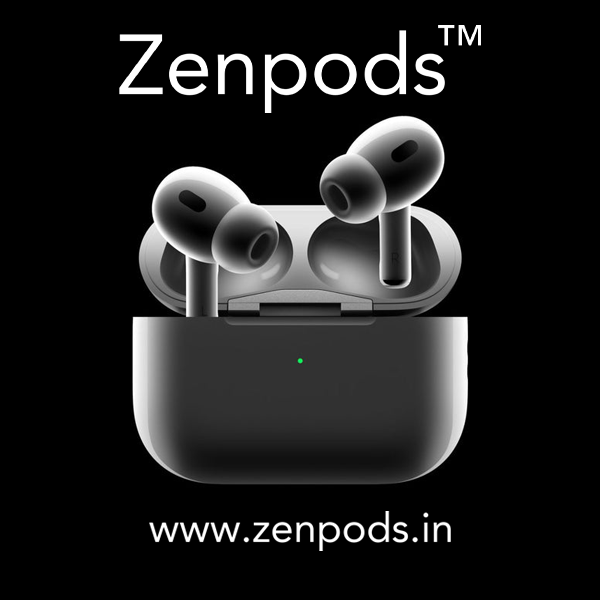 Zenpods Pro 2 100% ANC 3D Spatial Audio GPS High Bass 11mm Drivers