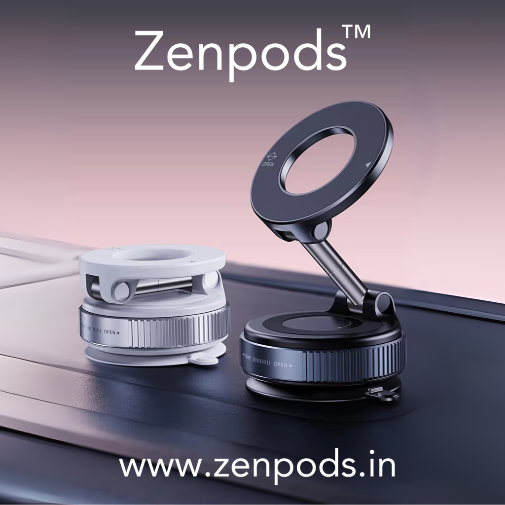 ZenGrip 360™ Magnetic Phone Mount – Ultra-Strong Suction, Full Rotation, Zero Shake