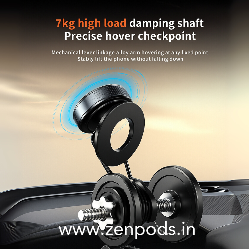 ZenGrip 360™ Magnetic Phone Mount – Ultra-Strong Suction, Full Rotation, Zero Shake