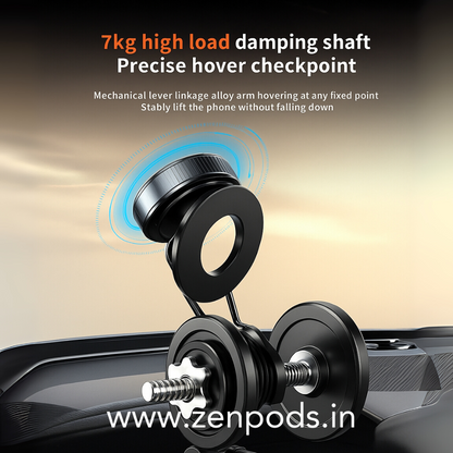 ZenGrip 360™ Magnetic Phone Mount – Ultra-Strong Suction, Full Rotation, Zero Shake