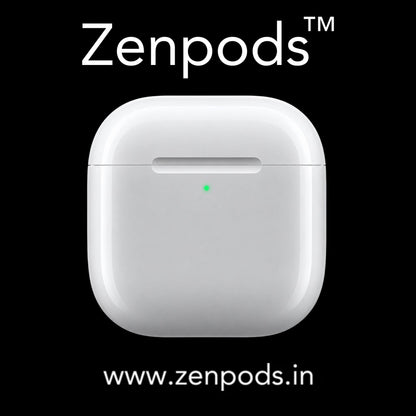 Zenpods 4 with 100% ANC working + 3D Spatial Audio + GPS Tracking (Find My Device) High Bass 11mm Sound Drivers ( Upgraded)