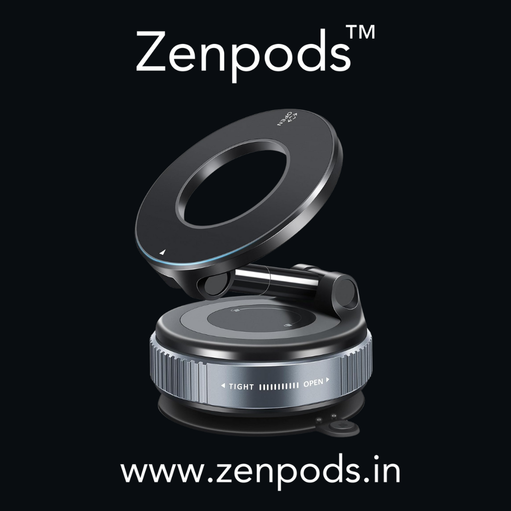 ZenGrip 360™ Magnetic Phone Mount – Ultra-Strong Suction, Full Rotation, Zero Shake
