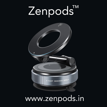 ZenGrip 360™ Magnetic Phone Mount – Ultra-Strong Suction, Full Rotation, Zero Shake