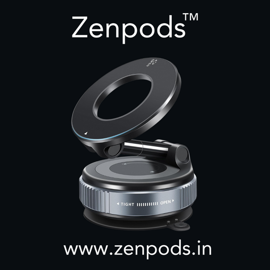 ZenGrip 360™ Magnetic Phone Mount – Ultra-Strong Suction, Full Rotation, Zero Shake