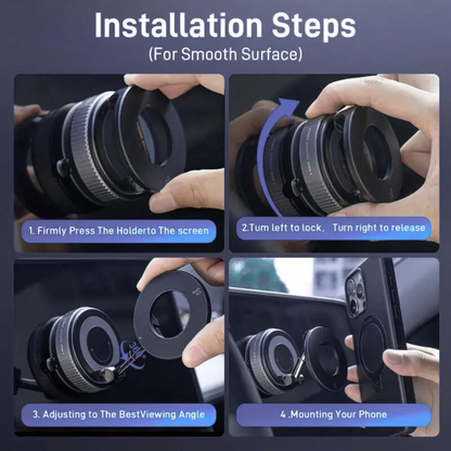 ZenGrip 360™ Magnetic Phone Mount – Ultra-Strong Suction, Full Rotation, Zero Shake